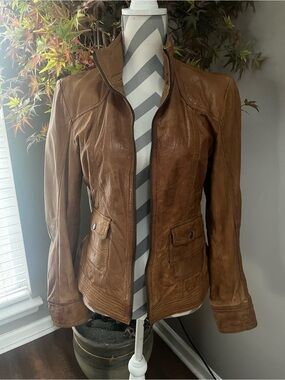 Street One leather jacket size Medium Eur/38